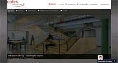 Desktop Screenshot of cofex.ch